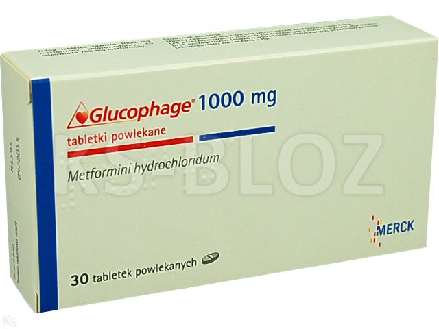 Glucophage 1000 interakcje ulotka tabletki powlekane 1 g 30 tabl. | 2 blist.po 15 szt.