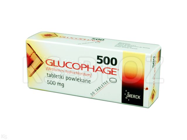 Glucophage 500 interakcje ulotka tabletki powlekane 0,5 g 30 tabl.