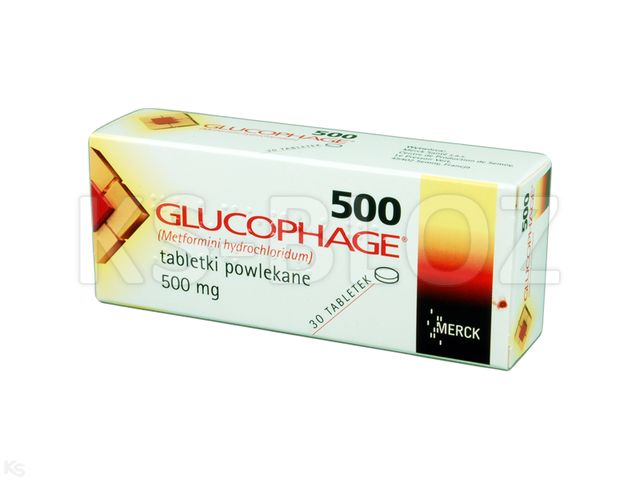 Glucophage 500 interakcje ulotka tabletki powlekane 500 mg 30 tabl.