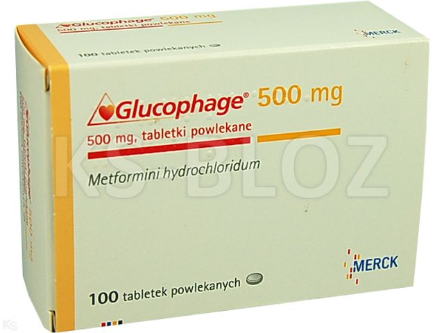 Glucophage 500 mg interakcje ulotka tabletki powlekane 0,5 g 100 tabl.