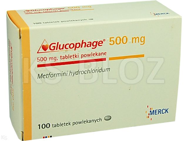 Glucophage 500 mg interakcje ulotka tabletki powlekane 500 mg 100 tabl.