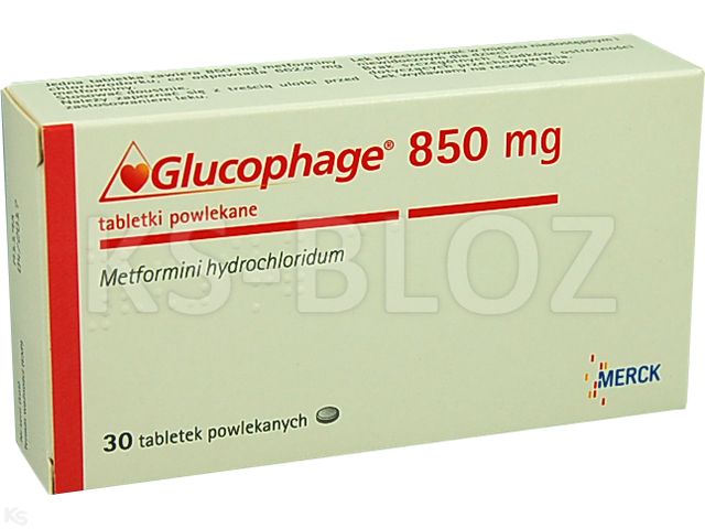 Glucophage 850 mg interakcje ulotka tabletki powlekane 850 mg 30 tabl.