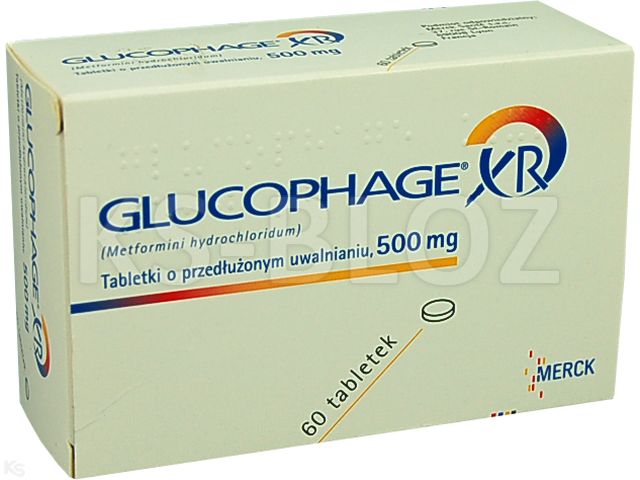 Glucophage XR interakcje ulotka tabletki o przedłużonym uwalnianiu 500 mg 