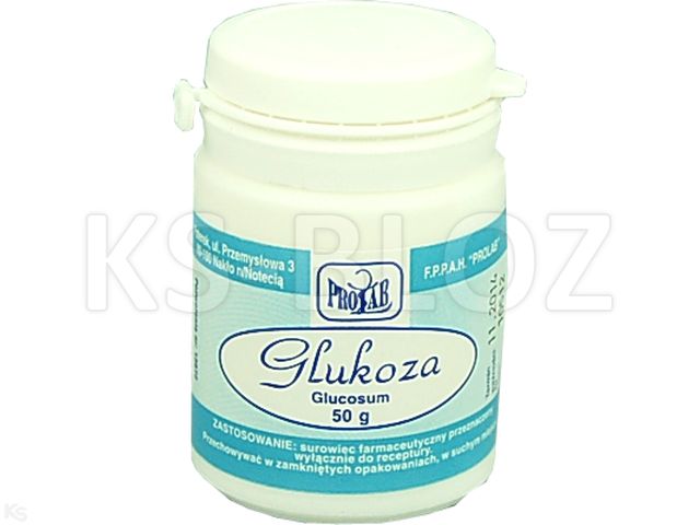 Glucosum interakcje ulotka proszek  50 g