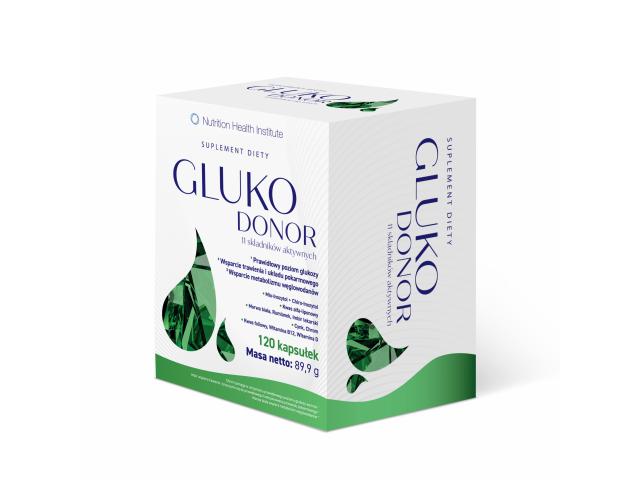 Glukodonor interakcje ulotka kapsułki 120 kaps.