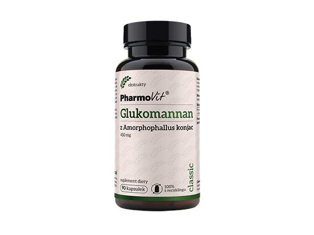 Glukomannan Z Amorphophallus Konjac interakcje ulotka kapsułki  90 kaps.