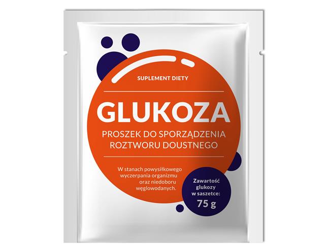 Glukoza interakcje ulotka proszek  75 g