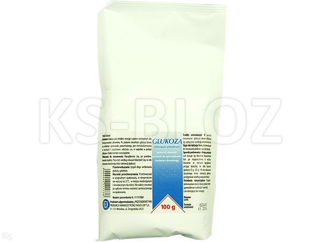 Glukoza interakcje ulotka proszek doustny - 100 g