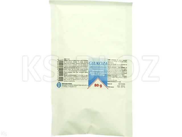 Glukoza interakcje ulotka proszek doustny - 80 g (toreb.)