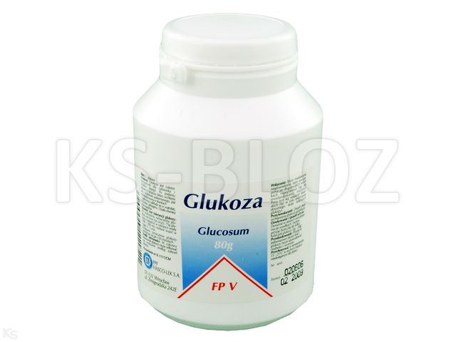 Glukoza interakcje ulotka proszek doustny  80 g | butel.