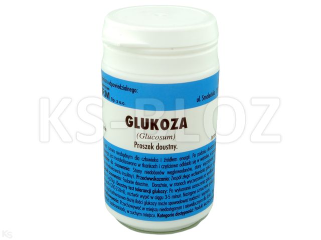 Glukoza interakcje ulotka proszek doustny  50 g