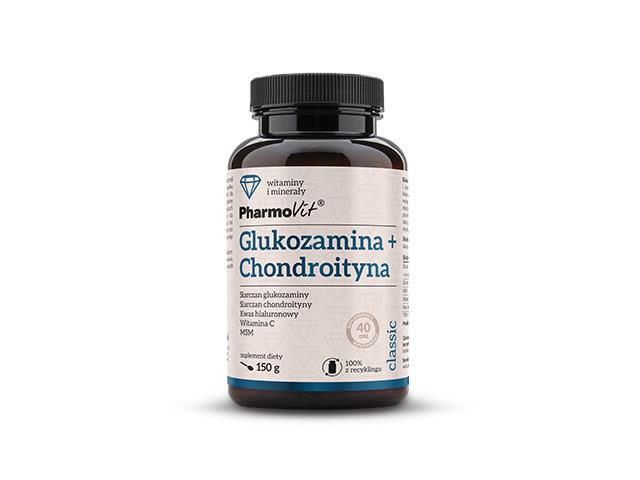 Glukozamina + Chondroityna Pharmovit interakcje ulotka proszek  150 g