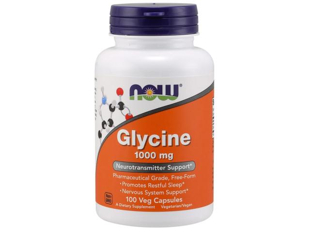 Glycine 1000 mg interakcje ulotka kapsułki wegetariańskie - 100 kaps.