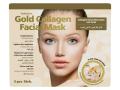 Glyskincare Gold Collagen Facial Mask Maska do twarzy kolagenowa ze złotem interakcje ulotka maseczka  3 szt.