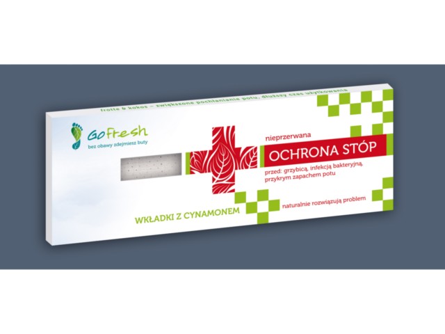 GoFresh Cynamonowe wkładki do butów interakcje ulotka wkładka do obuwia - 2 szt. (para)