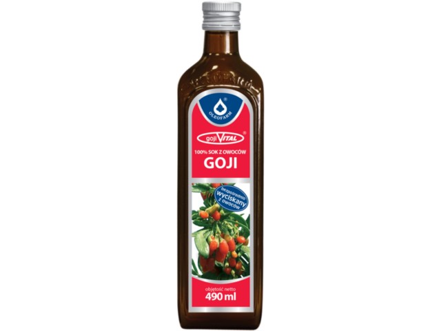 GojiVital 100% Sok z owoców goji interakcje ulotka sok - 490 ml