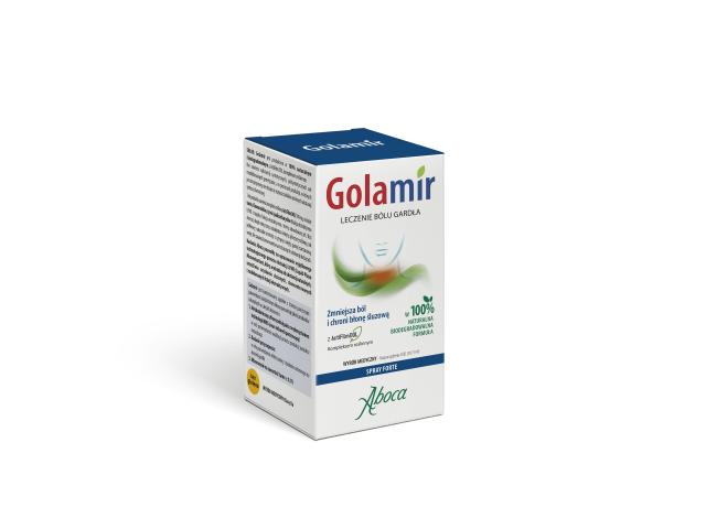 Golamir Forte Spray interakcje ulotka spray do gardła  30 ml