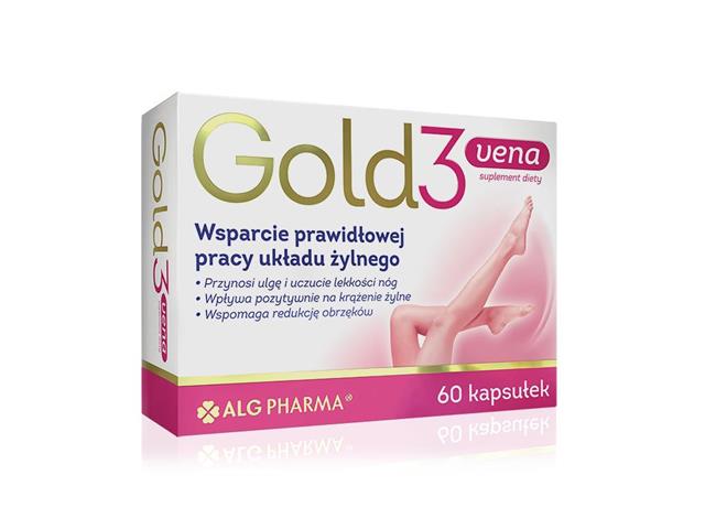 Gold3vena interakcje ulotka kapsułki  60 kaps.