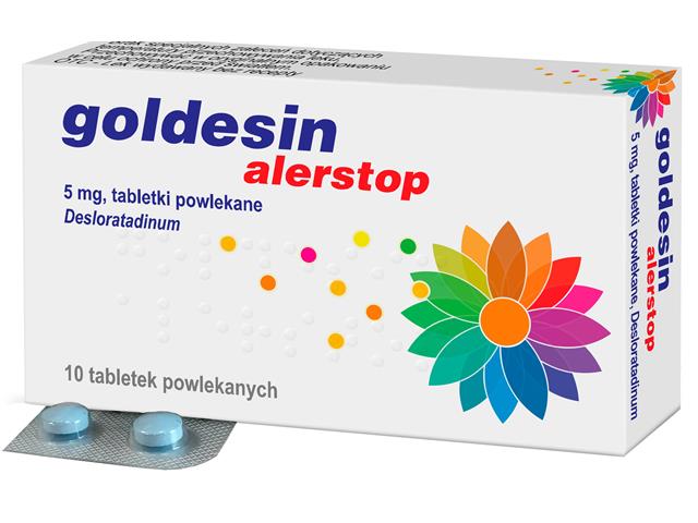 Goldesin Alerstop interakcje ulotka tabletki powlekane 5 mg 10 tabl.