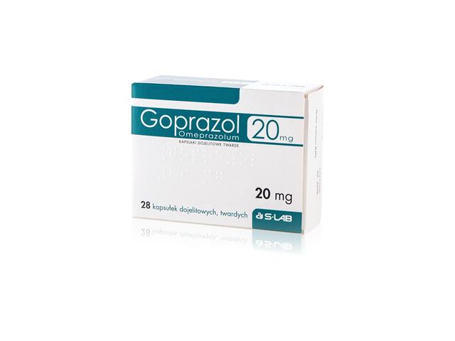 Goprazol 20 interakcje ulotka kapsułki dojelitowe twarde 20 mg 28 kaps.