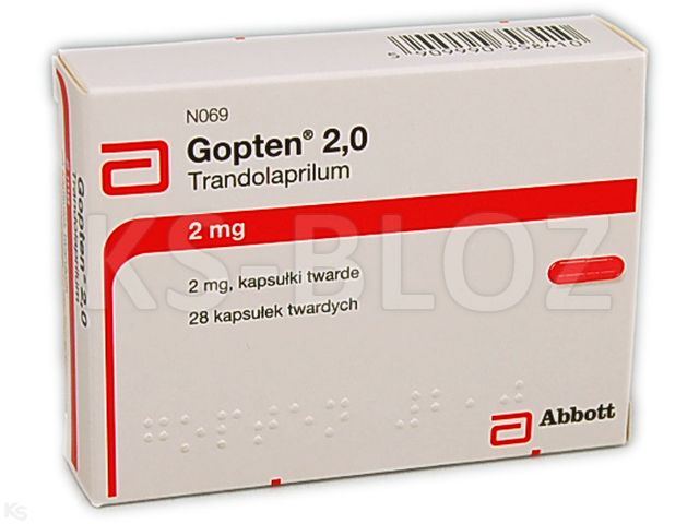 Gopten 2,0 interakcje ulotka kapsułki twarde 2 mg 