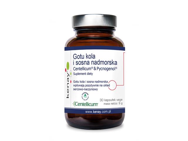 Gotu kola i sosna nadmorska Centellicum®& Pycnogenol® interakcje ulotka kapsułki  60 kaps.