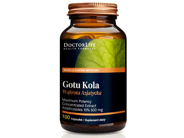 Gotu Kola interakcje ulotka kapsułki - 100 kaps.