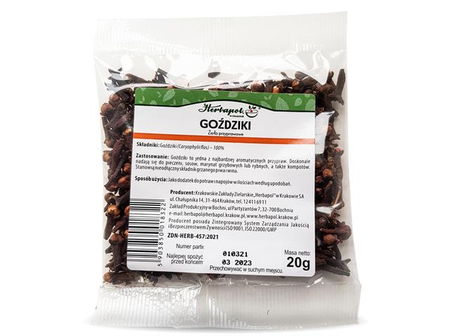 Goździki interakcje ulotka zioła do zaparzania - 20 g