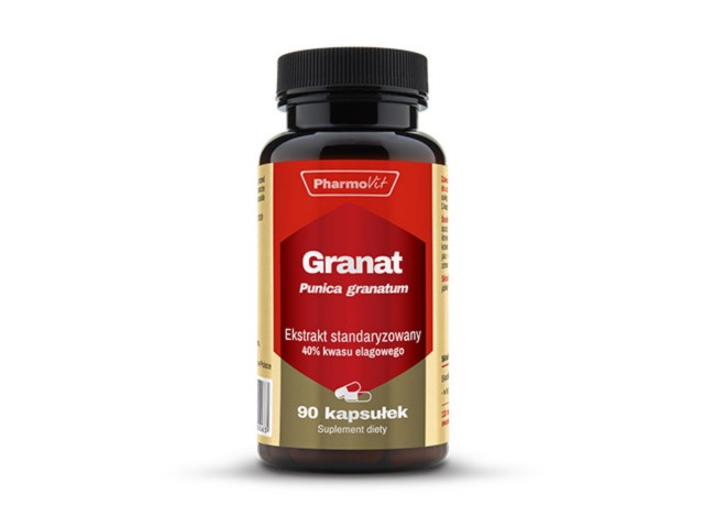 Granat 40% KWASU ELAGOWEGO interakcje ulotka kapsułki - 90 kaps.