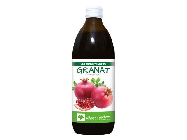 Granat Sok interakcje ulotka płyn  500 ml