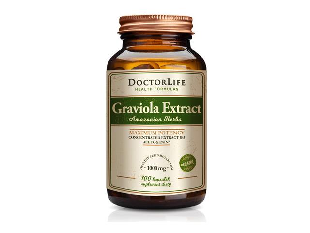 Graviola Extract interakcje ulotka kapsułki  100 kaps.