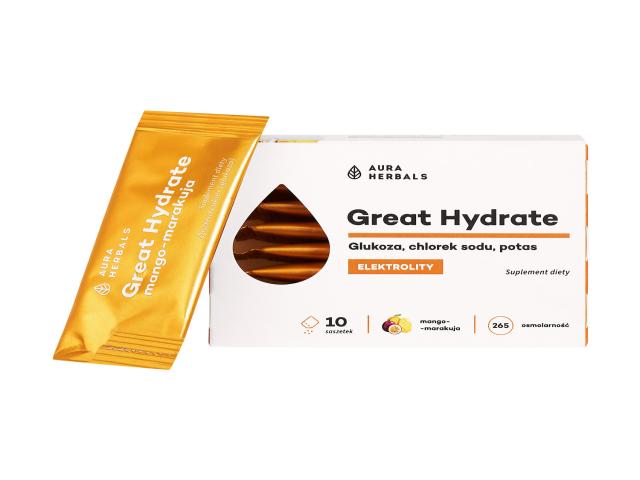 Great Hydrate mango-marakuja interakcje ulotka saszetka  10 sasz.