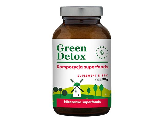 Green Detox Koktajl oczyszczający interakcje ulotka proszek - 90 g