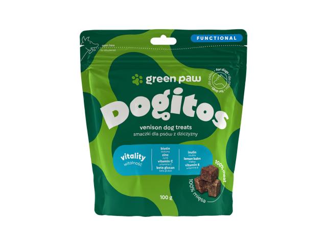 Green Paw Dogitos Vitality interakcje ulotka przekąska - 100 g