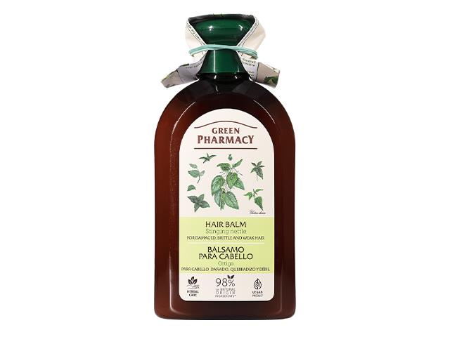 Green Pharmacy Balsam do włosów do włosów zniszczonych łamliwych i osłabionych pokrzywa zwyczajna interakcje ulotka balsam  300 ml