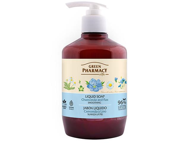 Green Pharmacy Mydło w płynie rumianek i len interakcje ulotka mydło płynne - 460 ml
