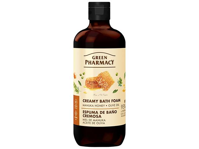 Green Pharmacy Pianka do kąpieli kremowa miód manuka i oliwa z oliwek interakcje ulotka pianka  500 ml