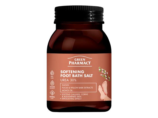 Green Pharmacy Sól do kąpieli stóp zmiękczająca interakcje ulotka sól do kąpieli - 400 g