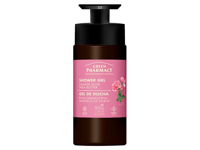 Green Pharmacy Żel pod prysznic róża damasceńska i masło shea interakcje ulotka żel 739 ml