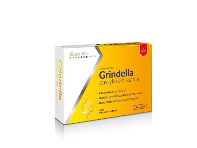 Grindella Pastylki do ssania interakcje ulotka pastylki do ssania - 24 pastyl.