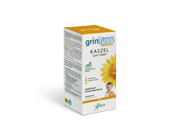 Grintuss Pediatric interakcje ulotka syrop  128 g