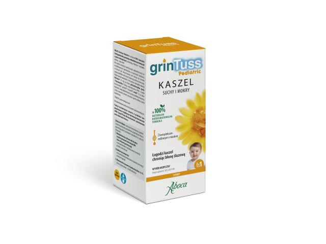 Grintuss Pediatric interakcje ulotka syrop - 180 g