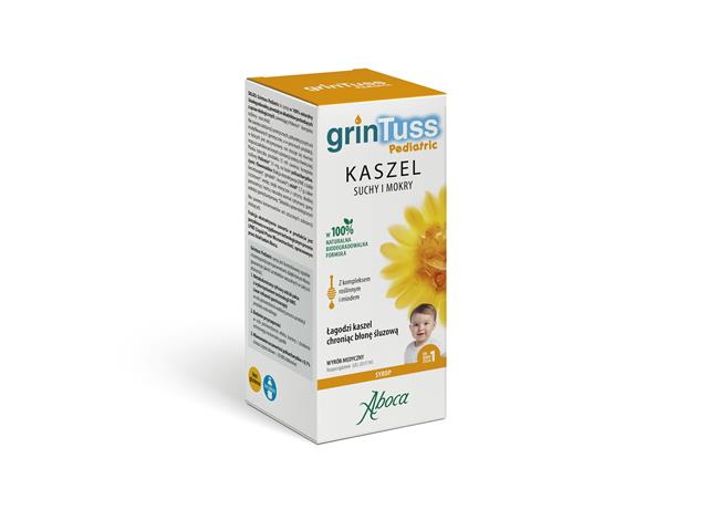 Grintuss Pediatric Syrop dla dzieci interakcje ulotka syrop  210 g