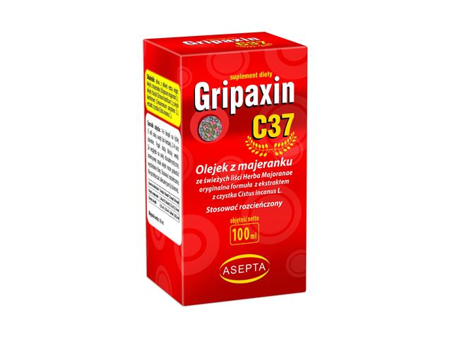 Gripaxin C37 interakcje ulotka krople  100 ml