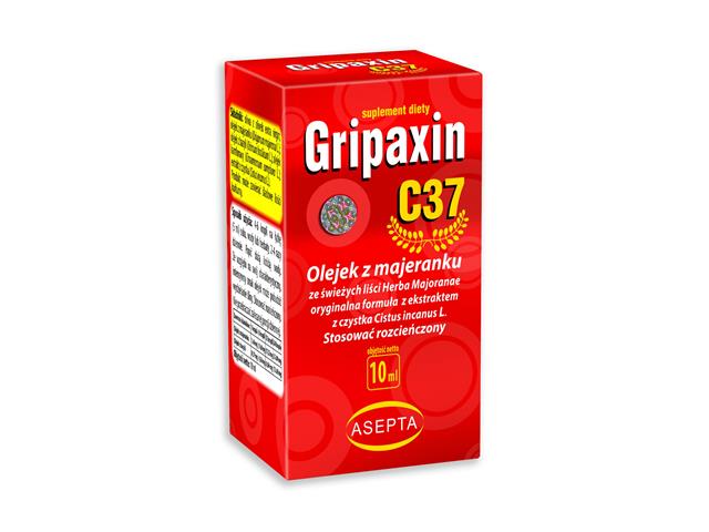 Gripaxin C37 interakcje ulotka krople  10 ml (but.)