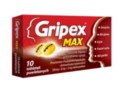 Gripex Max interakcje ulotka tabletki powlekane 500mg+30mg+15mg 10 tabl.