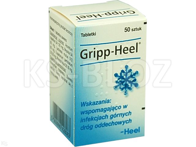 Gripp-Heel interakcje ulotka tabletki  50 tabl. (poj.)