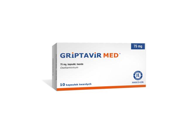 Griptavir Med interakcje ulotka kapsułki twarde 75 mg 10 kaps.