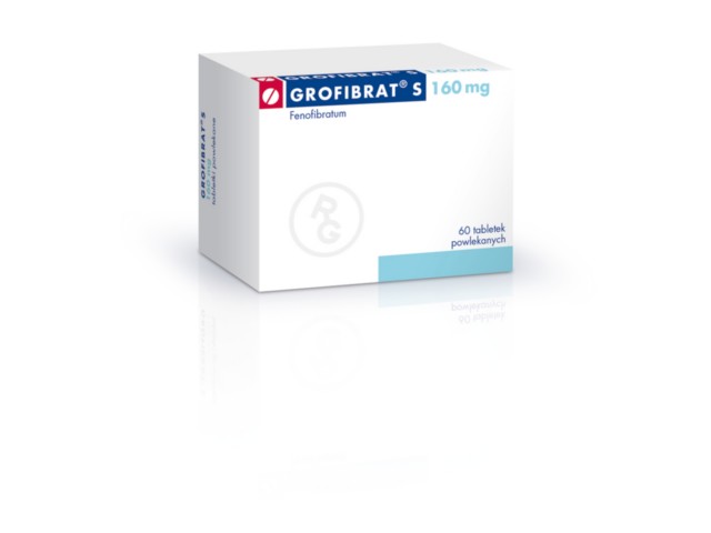 Grofibrat S interakcje ulotka tabletki powlekane 160 mg 60 tabl.