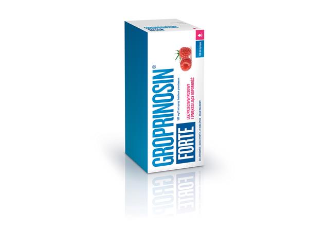 Groprinosin Forte interakcje ulotka syrop 500 mg/5ml 